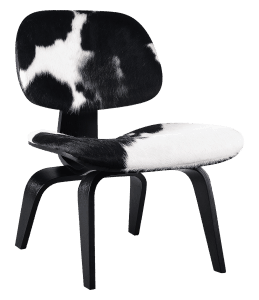 Eames LCW Lounge Chair Pony / Zwart