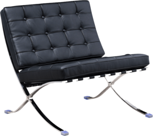 Barcelona Chair Luxe Volleer Zwart