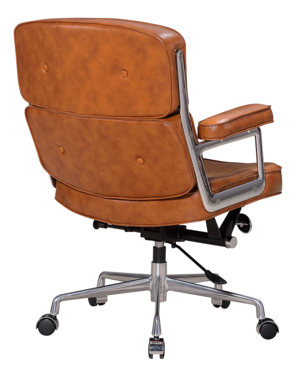Eames ES 104 Lobby Chair Cognac Leer