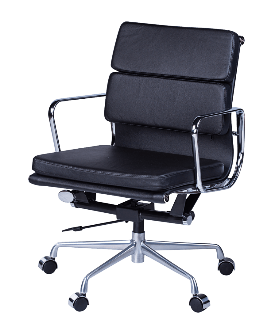 Office Chair Black Leather