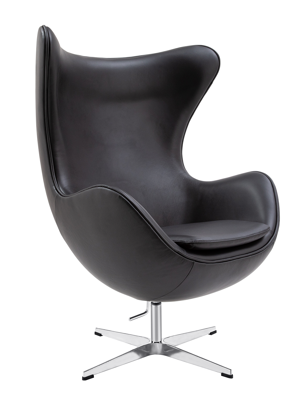 Schat Voorlopige Ongepast Egg Chair Zwart Leer kopen? | Bestel bij Cavel Design!