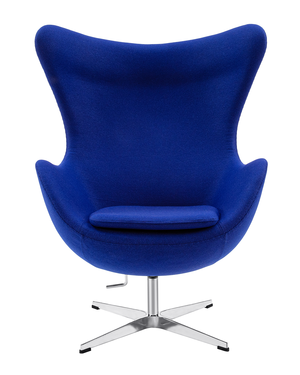 Egg Chair Blauw Kasjmier