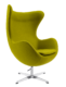 Egg Chair Groen Kasjmier