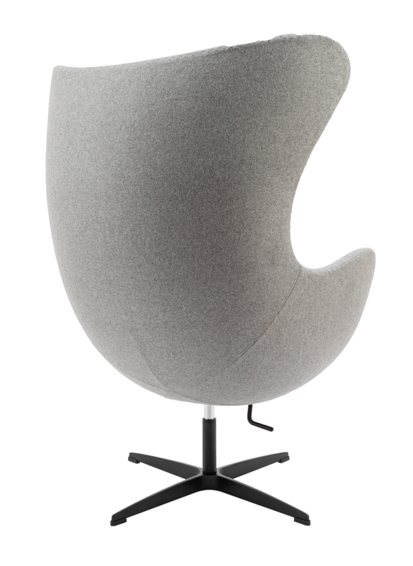 Egg Chair Licht Grijs Kasjmier