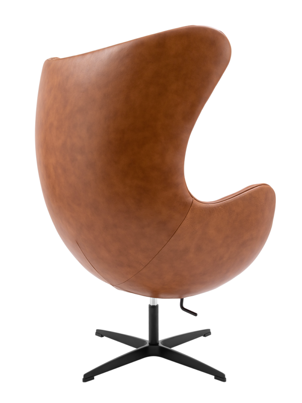 Egg Chair Cognac / Bruin Leer
