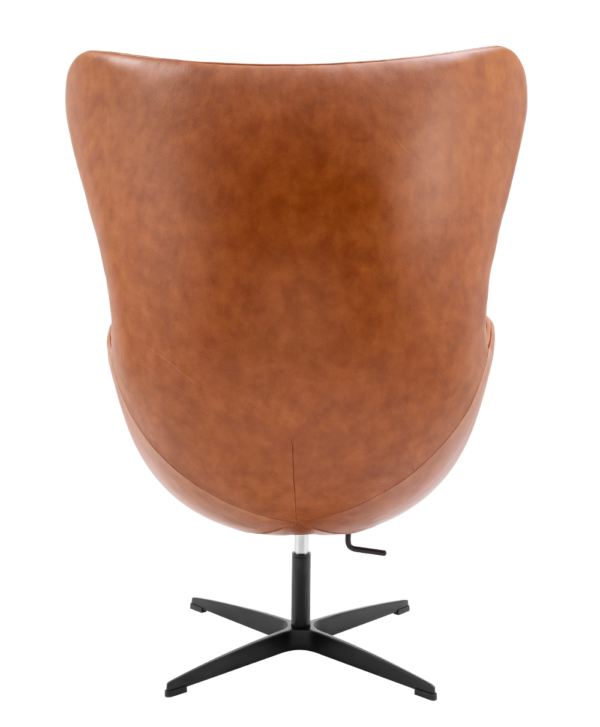 Egg Chair Cognac / Bruin Leer
