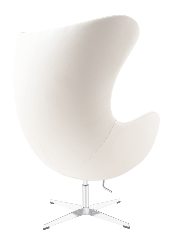Egg Chair Wit Leer