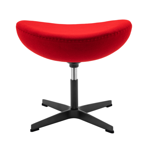 Egg Chair Ottoman / Hocker Rood Kasjmier