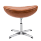 Egg Chair Ottoman / Hocker Wit Leer