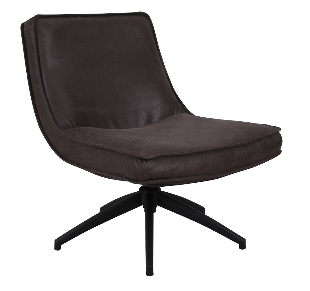Fauteuil Toby Antraciet