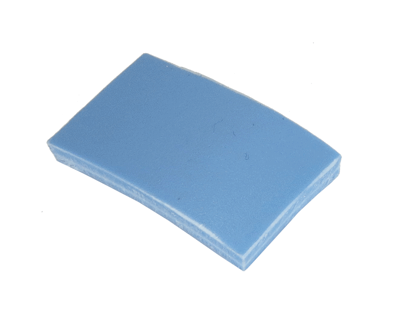 Polypropyleen (Kunststof) Kleurstaal Blauw