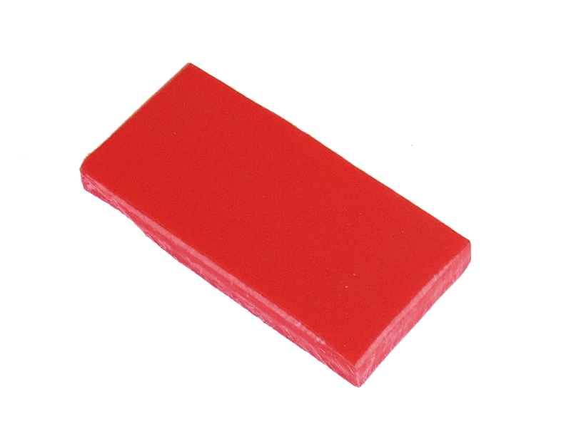 Polypropyleen (Kunststof) Kleurstaal Rood