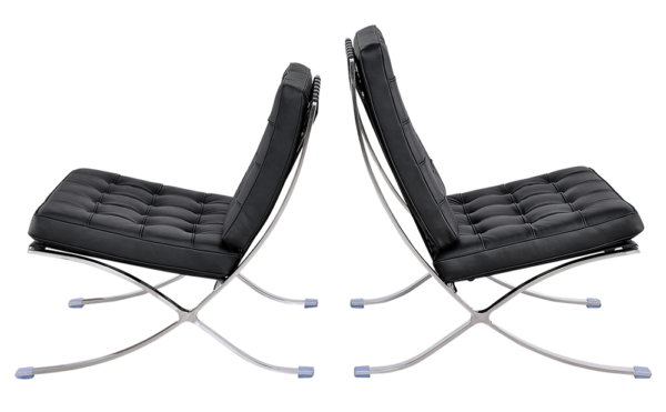 Barcelona Chair XL Zwart Leer