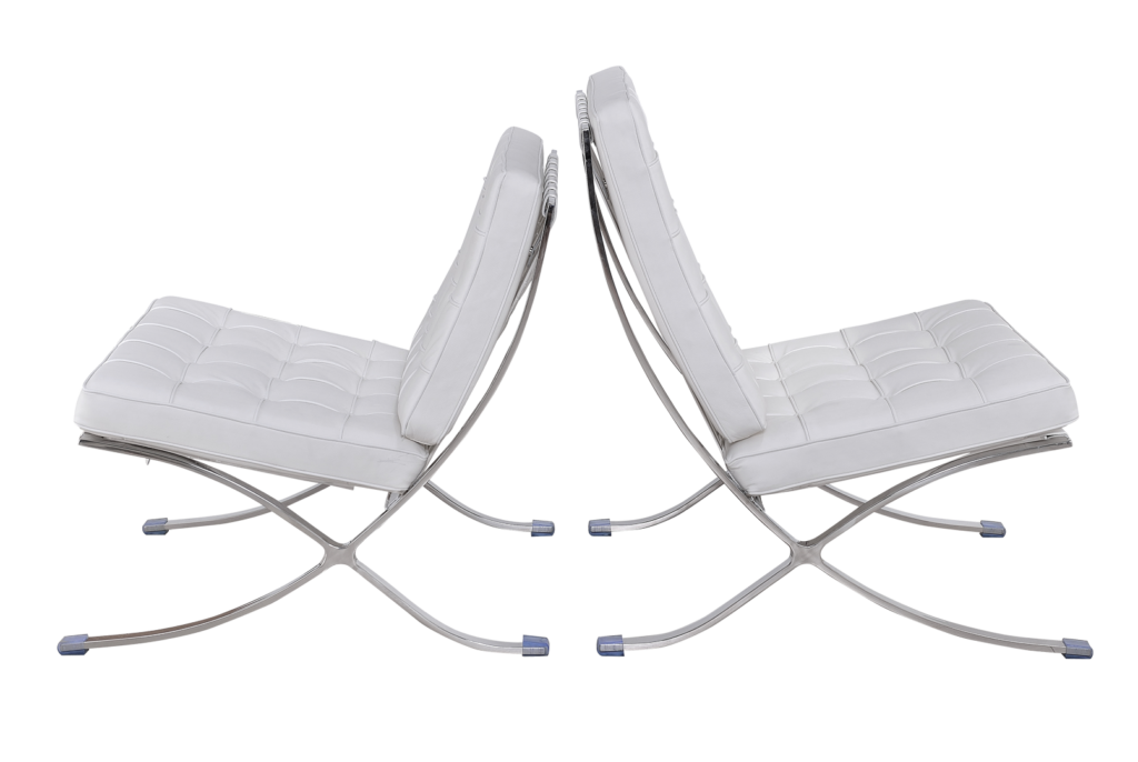 Relax Chair Large White Leather