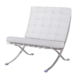 Paviljoen Chair XL Wit Leer