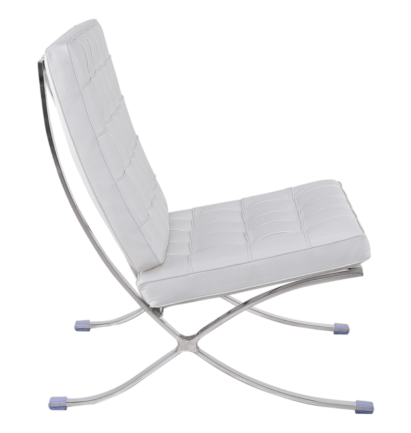 Barcelona Chair XL Wit Leer