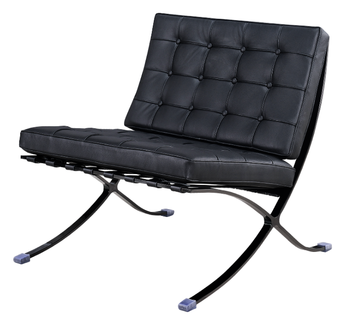 Barcelona Chair Luxe Full Black