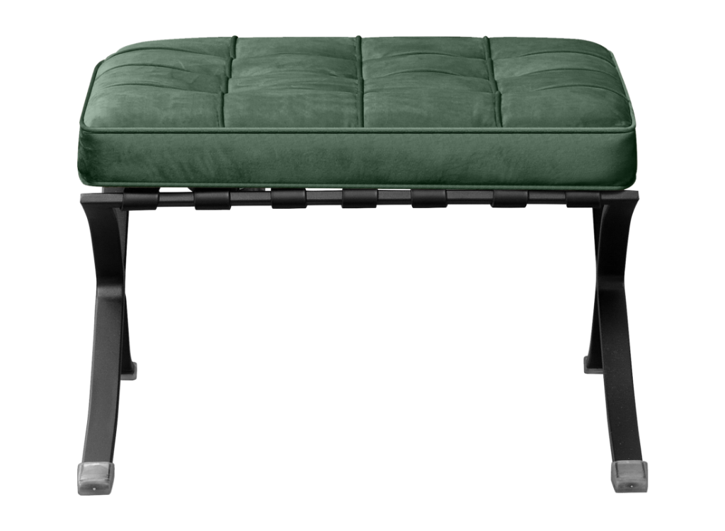 Paviljoen Chair Forest Green Velvet | Black Frame