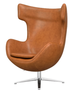 Flegg Chair Cognac / Bruin Leer