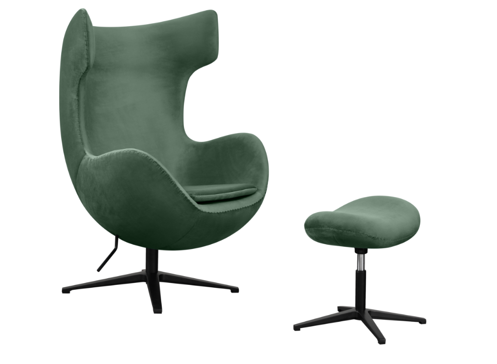 Flegg Chair Groen Velvet | OUD MODEL