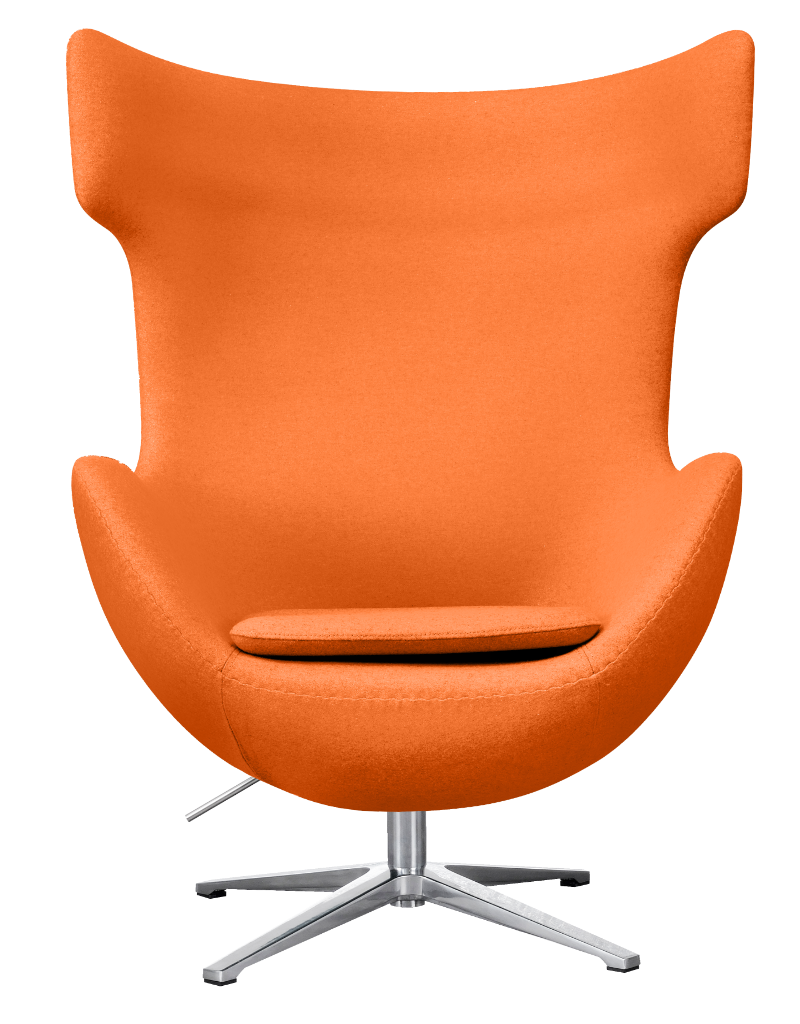 Flegg Chair Oranje Kasjmier | OUD MODEL