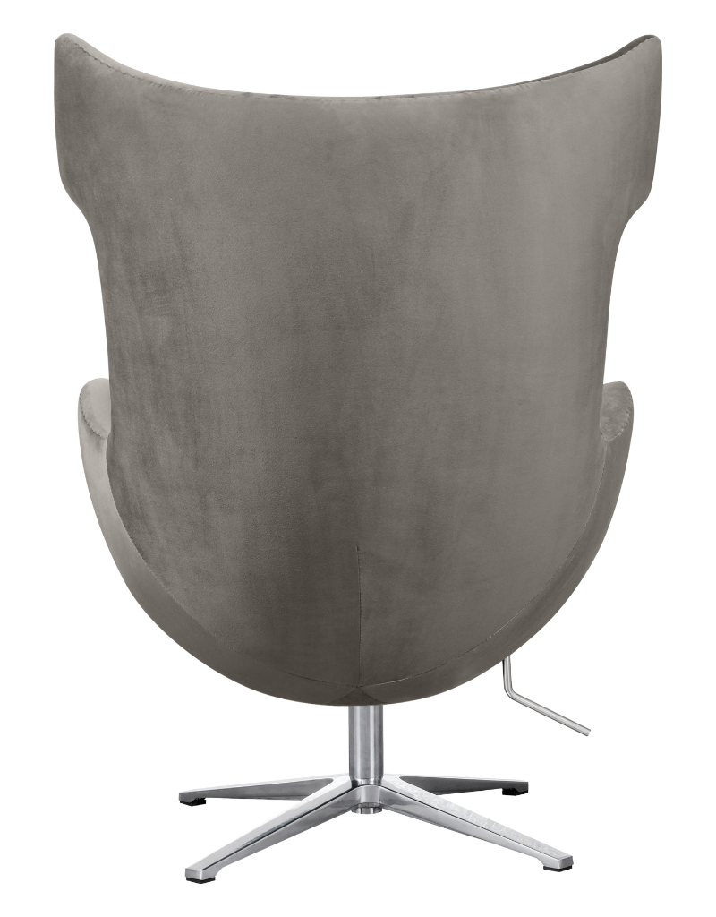 Flegg Chair Elegant Silver Velvet