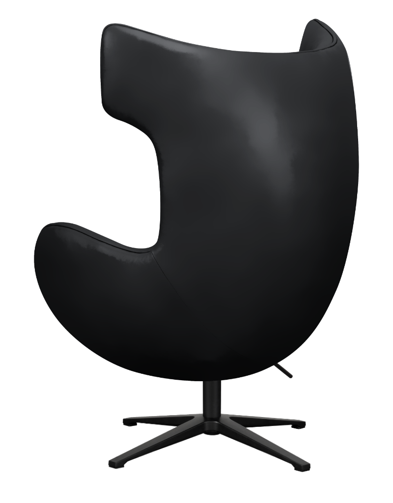 Flegg Chair Zwart Leer