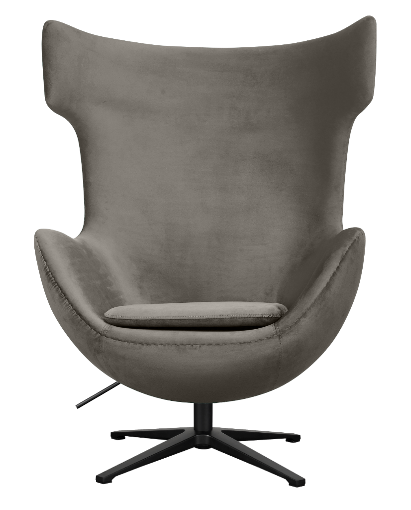Flegg Chair Zilver Grijs Velvet | OUD MODEL
