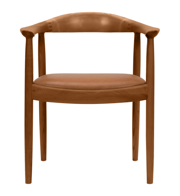 Wegner Kennedy Chair | Walnoot | Cognac Zitting