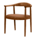 Kennedy Chair | Walnoot | Cognac Zitting