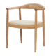 Kennedy Chair | Naturel Essen | Offwhite Zitting