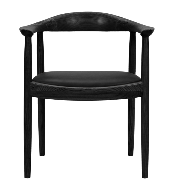 Wegner Kennedy Chair | Zwart Essen | Zwarte Zitting