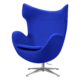Flegg Chair Blauw Kasjmier
