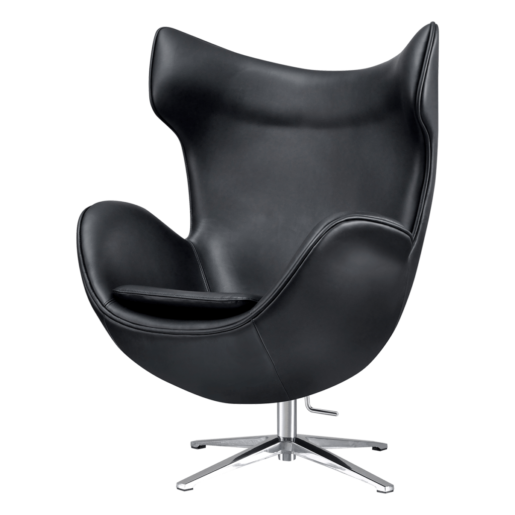 Flegg Chair Zwart Leer