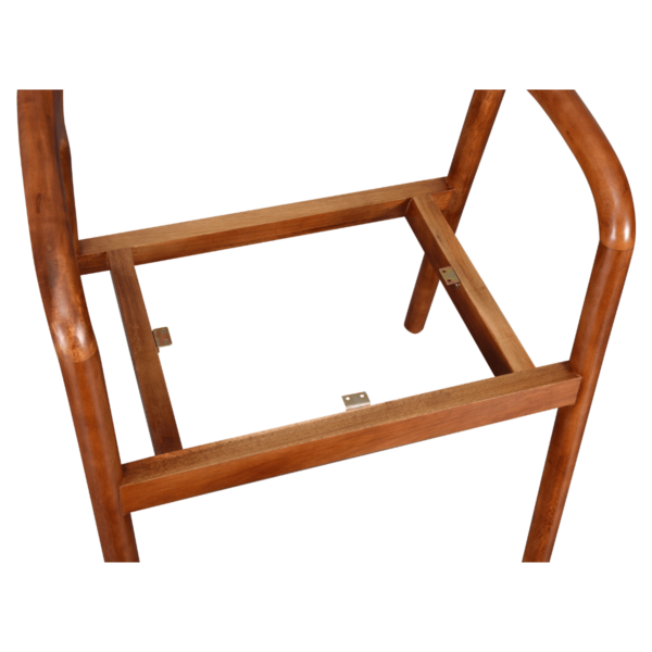 Artson Chair | Notenhout | Wit Boucle