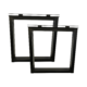 Tafelpoten Set Zwevende-O | Zwart