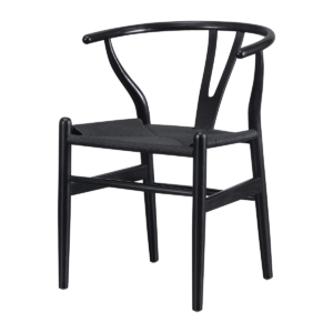 Wegner Wishbone Chair | Y Chair |  Full Black