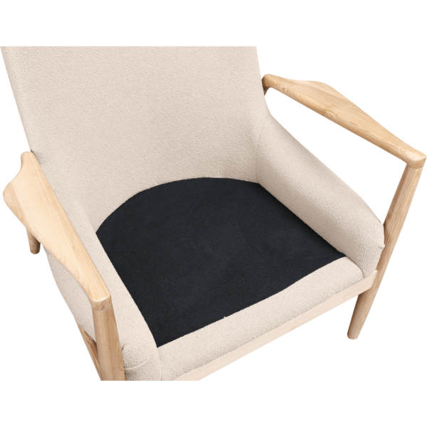 Scandinavische Lounge Chair teddy taupe