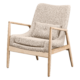 Cavel Flyder Scandinavische Lounge Chair Teddy Taupe Essen