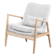 Cavel Flyder Scandinavische Lounge Chair Teddy Wit Essen