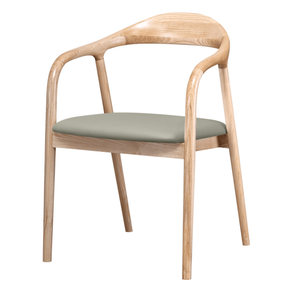 Artson Chair | Essen | Grijs/Groen PU Leer
